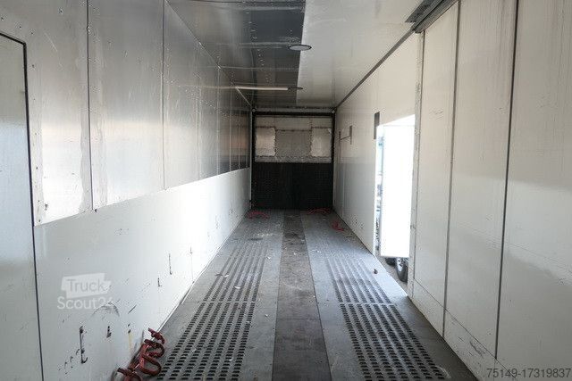 Kofferauflieger  Wiese, Autotransporter, Motorsport, Oldtimer