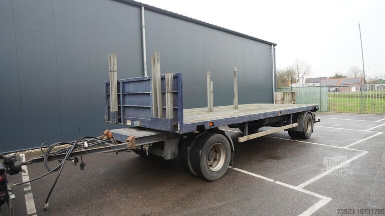 Remorca platformei HOFFMAN 2 AXLE FLATBED WITH TWIST LOCKS 20FT
