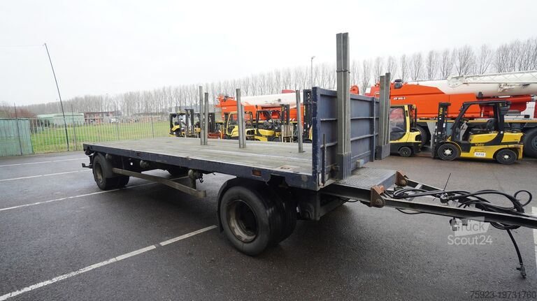 Remorca platformei HOFFMAN 2 AXLE FLATBED WITH TWIST LOCKS 20FT
