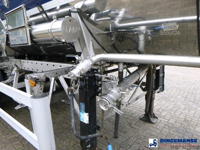 Tank L.A.G. Chemical tank inox L4BH 32.5 m3 / 3 comp