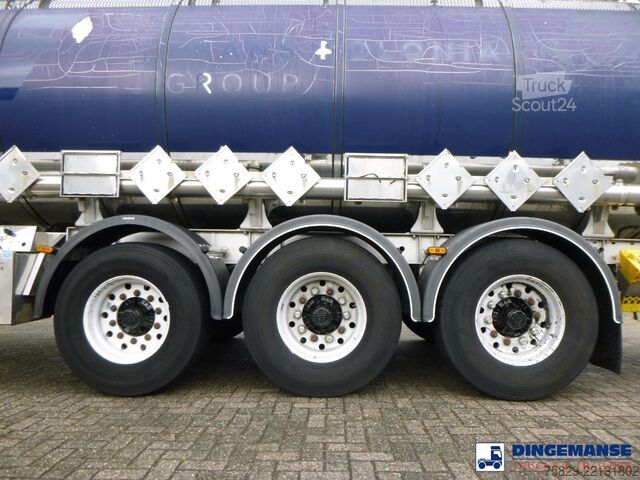 резервуар L.A.G. Chemical tank inox L4BH 32.5 m3 / 3 comp