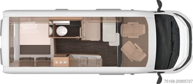 Husbil KNAUS BoxLife Pro 600 STREET LED Scheinwerfer / ACC /