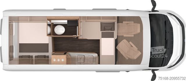 Husbil KNAUS BoxLife Pro 600 STREET LED Scheinwerfer / ACC /