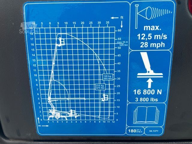 Çalışma platformu Dinolift 180XTBII Gelenkteleskop AH18m nur 91 BS