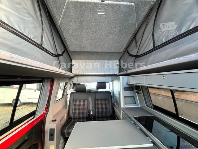Half-integraal camper VOLKSWAGEN T6 AMV Camper - Hubdach - Markise - Küche - AHK