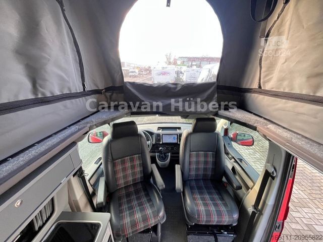 Half-integraal camper VOLKSWAGEN T6 AMV Camper - Hubdach - Markise - Küche - AHK