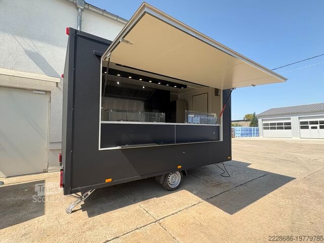 Торговий трейлер Imbissanhänger, Imbisswagen Zum Vermieten, Nr.1415