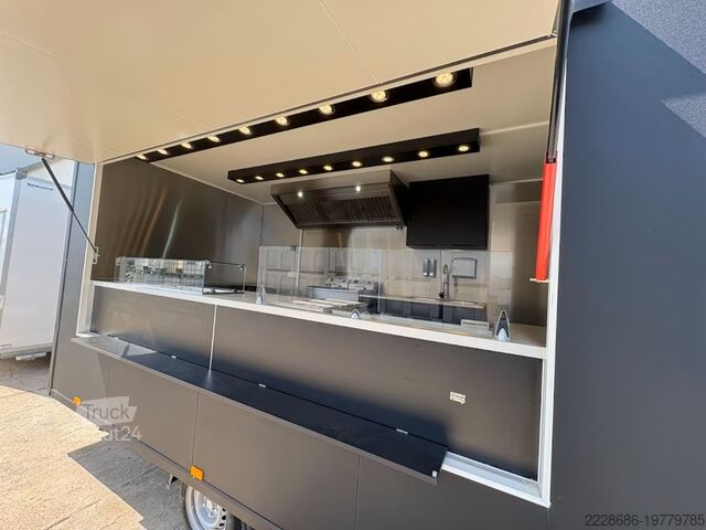 Торговий трейлер Imbissanhänger, Imbisswagen Zum Vermieten, Nr.1415