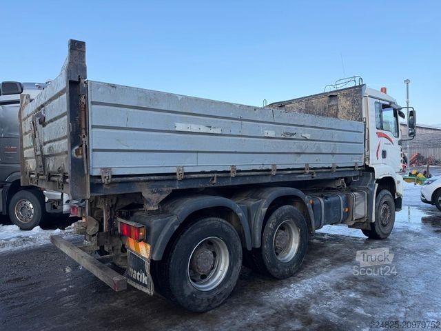 Üç taraflı damperli kamyon MAN TGA 33.463 6X4 DREISEITENKIPPER BLATT SCHALTER