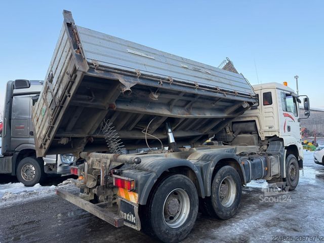 Üç taraflı damperli kamyon MAN TGA 33.463 6X4 DREISEITENKIPPER BLATT SCHALTER