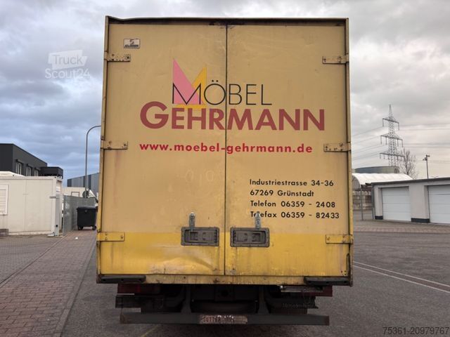 Vrachtwagen met bakwagen MERCEDES-BENZ Atego 715 Koffer mit Türen