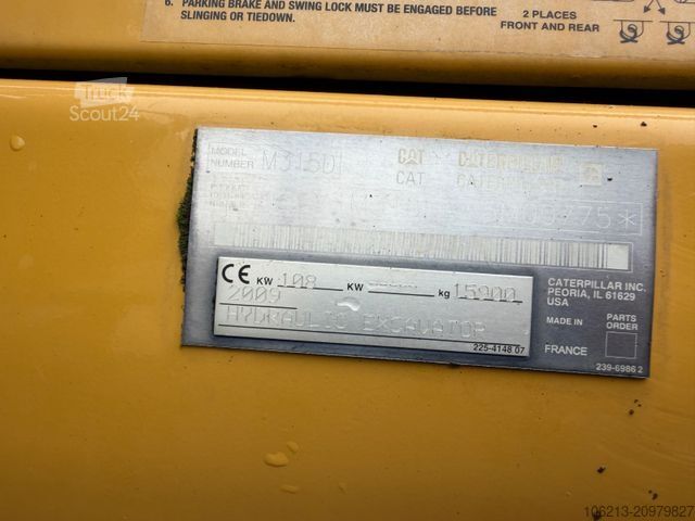 Mobilbagger CATERPILLAR M315D *** TOP ZUSTAND MASCHINE***