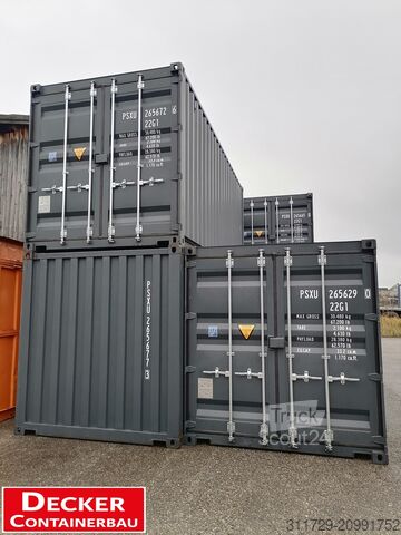 Scheepscontainer Decker Containerbau 20 ft Seecontainer-NEU EINGETROFFEN