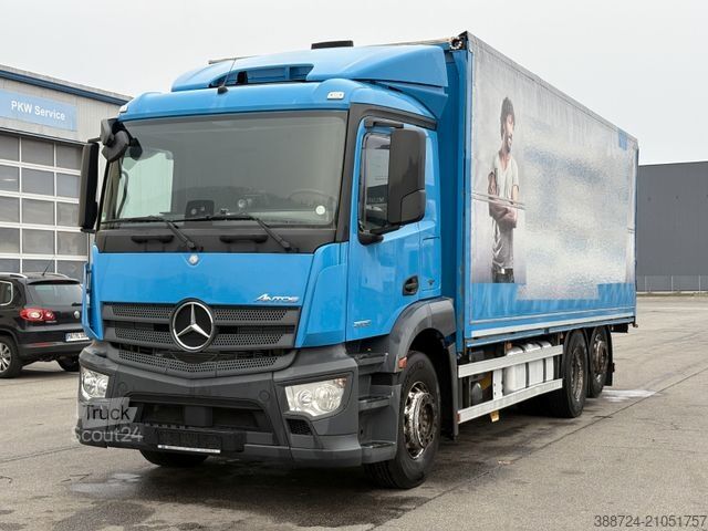Plattewagen met zeil MERCEDES-BENZ Antos2536*E6c*AHK*Lenk-Lift*Klima*Kamera*TÜV*