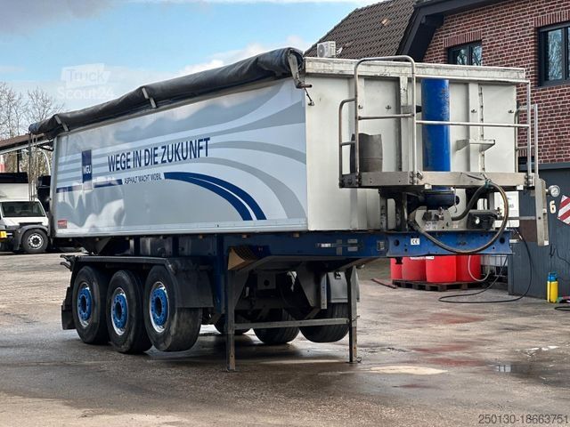 Tipper semitrailer LANGENDORF SKA 24/30 Alu-Thermo-Kippauflieger, Liftachse