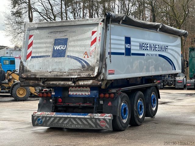 Tipper semitrailer LANGENDORF SKA 24/30 Alu-Thermo-Kippauflieger, Liftachse