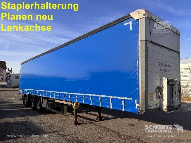 Naczepa otwarta z plandeką Schmitz Cargobull Curtainsider Standard Staplerhalterung Getränke