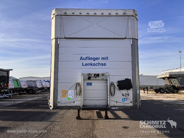 Naczepa otwarta z plandeką Schmitz Cargobull Curtainsider Standard Staplerhalterung Getränke