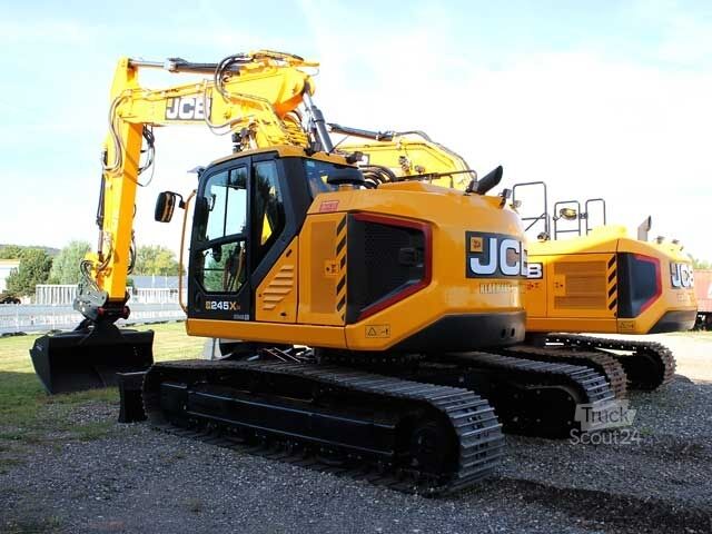 Hydraulic Excavators JCB 245 XR LC Kurzheckbagger Planierschild