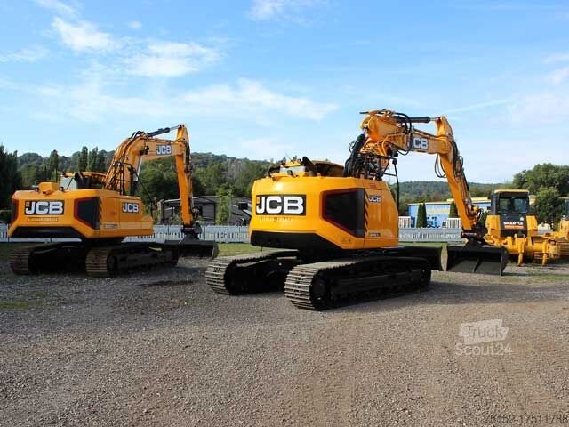 Hydraulic Excavators JCB 245 XR LC Kurzheckbagger Planierschild