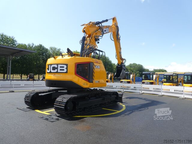 Kurzheckbagger, Verstellausleger, Schild JCB 245 XR LC Kurzheckbagger Planierschild