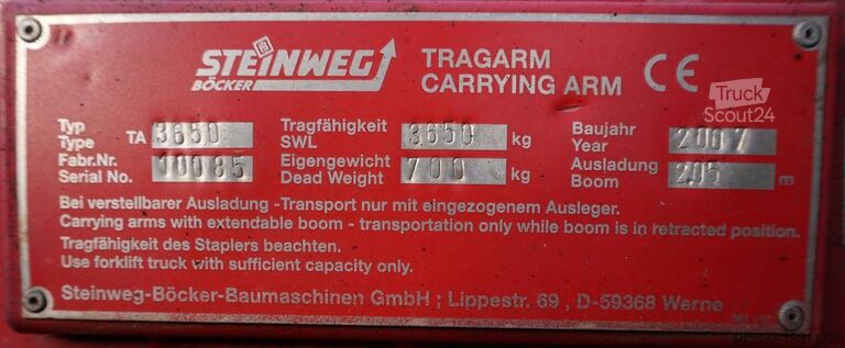 σφιγκτήρας πιρουνιού Steinweg DZ 6-240