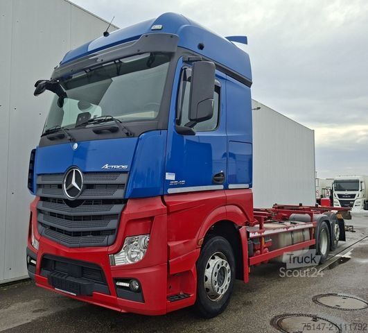 Swap body truck MERCEDES-BENZ 2546 L 6x2 Actros BigSpace BDF unterf. LBW Bär