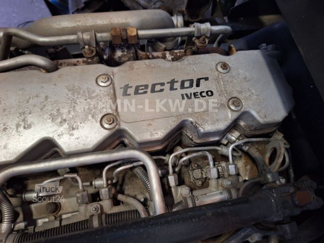 Tippbil skåpbil IVECO 80E18 6 ZYLINDER TECTOR MEILLER KIPPER EUROCARGO