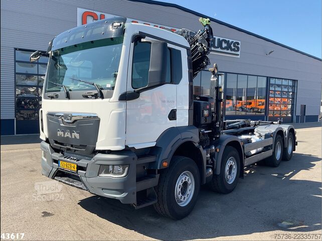  Man TGS 32.470 8x4 Euro 6 Hiab 22 Tonmeter laadkraa...