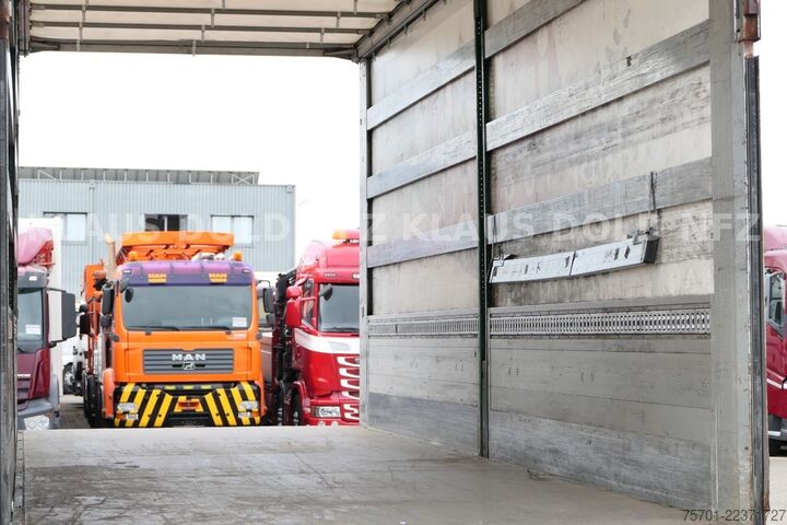 Otevřený přívěs s plachtou  Galliker ST 2A Durchladesystem Bordwände LBW