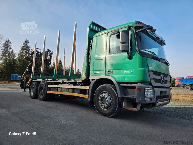 Logging truck MERCEDES-BENZ 2651 6X4  BB .Retarder. ATM. Epsilon 105