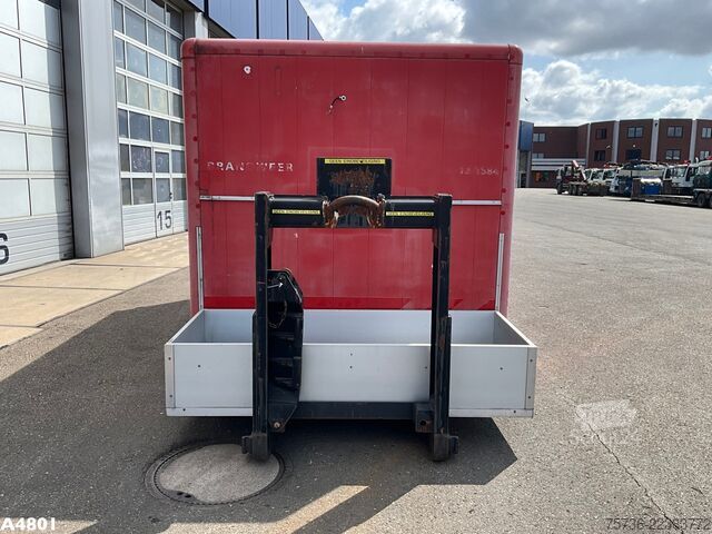  Gesloten 18m³ container met oprijrampen ex-brandweer!