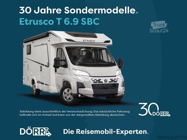 Semi-integrated camper ETRUSCO T-Modell Base 6.9 SBC ACC,Solar,Markise,LTE,TV