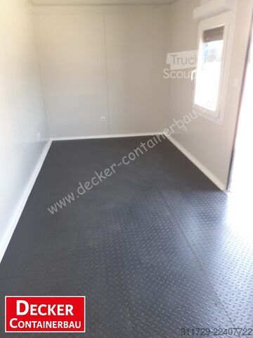 Stambeni kontejner Decker Containerbau Bürocontainer 20ft, auf ABR, sofort