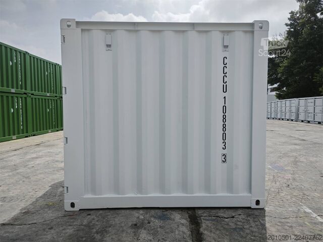 Seecontainer 6/8/10 Fuß Seecontainer / Lagercontainer Anthrazit oder Lichtgrau / one Way