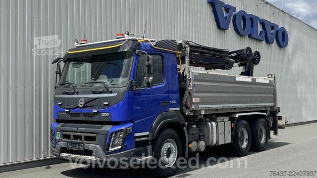 Sklápač so žeriavom Volvo FMX