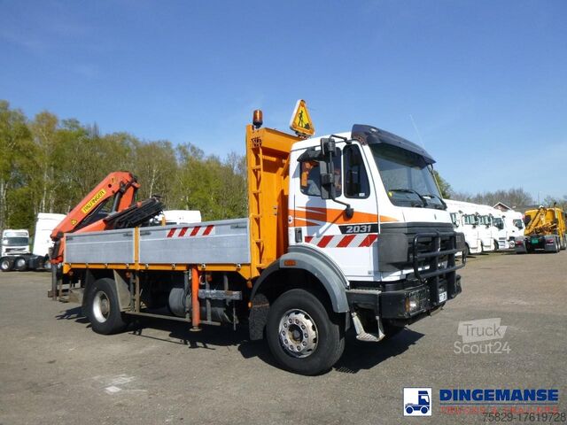 Kraanwagen Mercedes SK 2031 4X2 + Palfinger PK13000