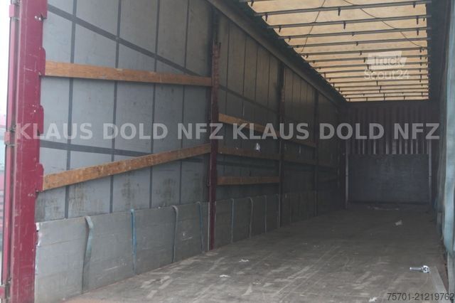 Open semitrailer with tarp KRONE SD Pritsche Plane XL MegaLiner Edscha Bordwände