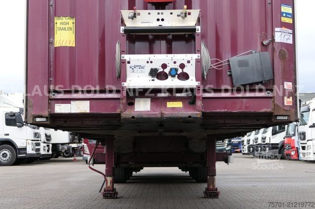 Open semitrailer with tarp KRONE SD Pritsche Plane XL MegaLiner Edscha Bordwände