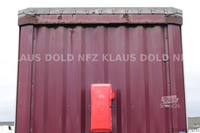 Open semitrailer with tarp KRONE SD Pritsche Plane XL MegaLiner Edscha Bordwände