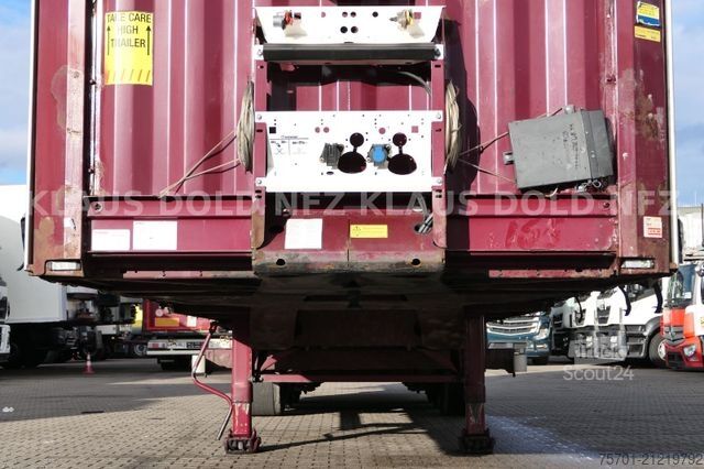 Open semitrailer with tarp KRONE SD Pritsche Plane XL MegaLiner Edscha Bordwände