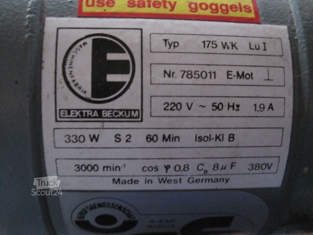 Dvoukotoučová bruska Elektra-Beckum Elektra-Beckum Doppelschleifbock Doppelschleifbock mit Untergestell