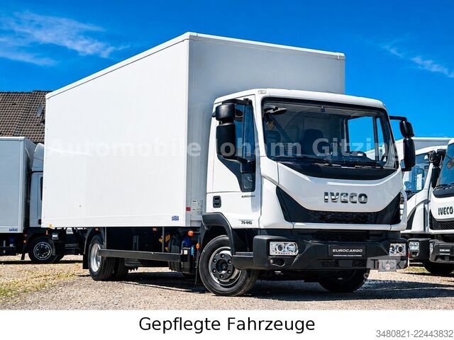 Transporter mit Koffer IVECO EUROCARGO 75E21 Koffer/LBW Luftfeder 210 PS 7,5t