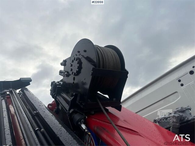 Kranbil Volvo FH crane truck 8x2 w/ 95 t/m crane, jib and winch,