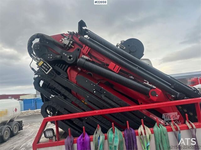 Kranbil Volvo FH crane truck 8x2 w/ 95 t/m crane, jib and winch,