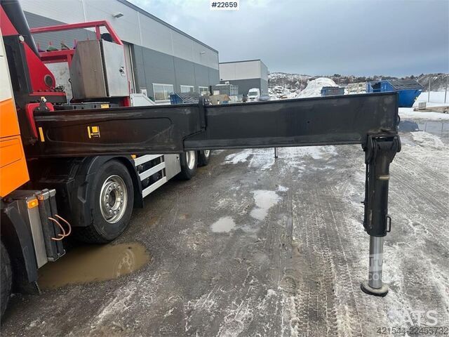 Kranbil Volvo FH crane truck 8x2 w/ 95 t/m crane, jib and winch,