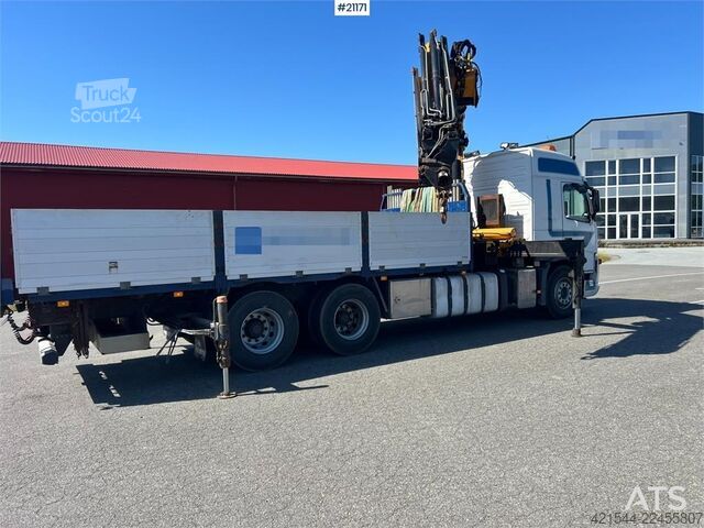 Jeřábové vozidlo Volvo FM480 crane truck w/,370.11/8S Effer crane WATCH V
