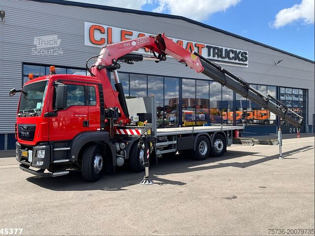 Vrachtwagen met kraan Man TGS 35.440 Euro 6 Fassi 66 Tonmeter laadkraan