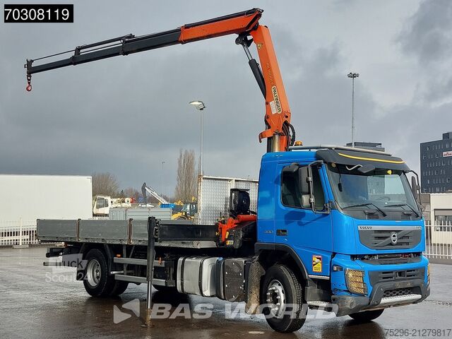 Plateau de chargement Volvo FMX 330 4X2 Palfinger 16T/M Crane Remote Euro 5