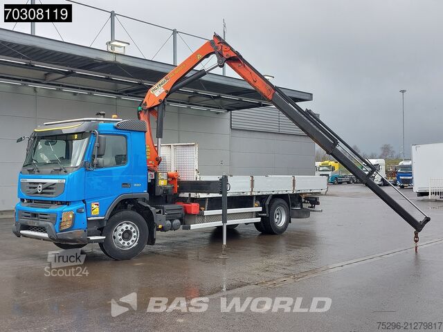 Plateau de chargement Volvo FMX 330 4X2 Palfinger 16T/M Crane Remote Euro 5